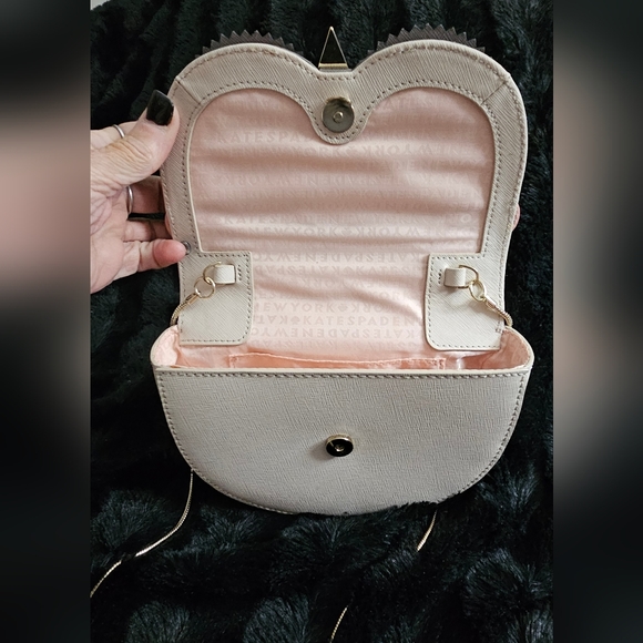 Rare NEW Kate Spade Limited Edition "Blaze A Trail" Crystal Eye Owl Crossbody - Picture 9 of 16